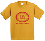 LA Strings Retro Tennis Fan  T Shirt