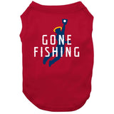 Mike Trout Gone Fishing Los Angeles California Baseball Fan T Shirt