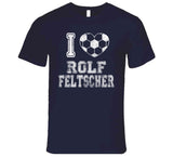 Rolf Feltscher I Heart Los Angeles Soccer T Shirt