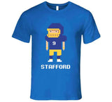 Matthew Stafford 8 Bit Retro LA Football Fan T Shirt