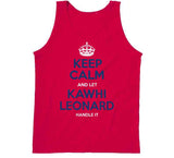 Kawhi Leonard Keep Calm Los Angeles Basketball Fan T Shirt