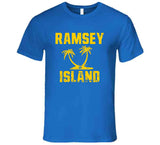 Jalen Ramsey Ramsey Island La Football Fan Distressed T Shirt