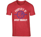 Property Of Avery Bradley Los Angeles Basketball Fan T Shirt