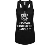 Oscar Fantenberg Keep Calm Handle It Los Angeles Hockey T Shirt