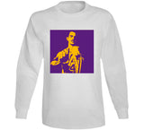 Alex Caruso La Hand Gesture Los Angeles Basketball Fan White T Shirt