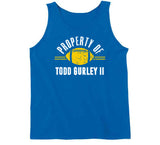 Property Of Todd Gurley II La Football Fan T Shirt