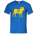 Andrew Whitworth 77 Bighorn La Football Fan T Shirt