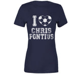 Chris Pontius I Heart Los Angeles Soccer T Shirt