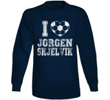 Jorgen Skjelvik I Heart Los Angeles Soccer T Shirt