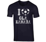 Ola Kamara I Heart Los Angeles Soccer T Shirt