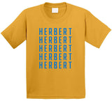 Justin Herbert X5 Los Angeles Football Fan V2 T Shirt