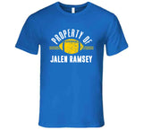 Property Of Jalen Ramsey La Football Fan T Shirt