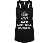 Jack Campbell Keep Calm Handle It Los Angeles Hockey T Shirt