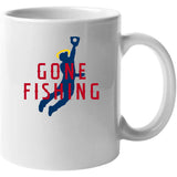 Mike Trout Gone Fishing Los Angeles California Baseball Fan V2 T Shirt