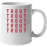 Mike Trout X5 Trout Los Angeles California Baseball Fan V2 T Shirt