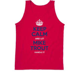 Mike Trout Keep Calm Los Angeles California Baseball Fan T Shirt