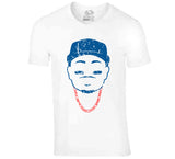 Mookie Betts Silhouette Distressed Los Angeles Baseball Fan T Shirt