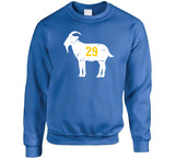 Eric Dickerson Goat Distressed La Football Fan T Shirt