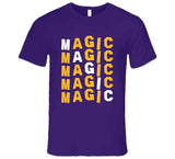 Magic Johnson X5 Los Angeles Basketball Fan V2 T Shirt