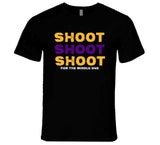 Lebron James  Shoot For The Middle One La Basketball Fan T Shirt