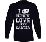 Jeff Carter I Love Los Angeles Hockey T Shirt