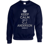 CJ Anderson Keep Calm La Football Fan T Shirt