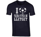 Sebastian Lletget I Heart Los Angeles Soccer T Shirt