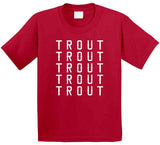 Mike Trout X5 Trout Los Angeles California Baseball Fan T Shirt