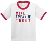 Mike Trout Freakin Los Angeles California Baseball Fan V3 T Shirt