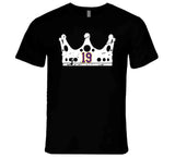Butch Goring Crown Distressed Los Angeles Hockey Fan T Shirt