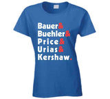 Starting Pitchers Los Angeles Baseball Fan T Shirt