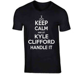 Kyle Clifford Keep Calm Handle It Los Angeles Hockey T Shirt