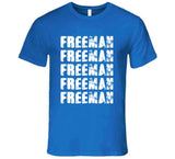 Freddie Freeman X5 Los Angeles Baseball Fan T Shirt