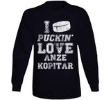 Anze Kopitar I Love Los Angeles Hockey T Shirt
