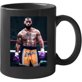 Lebron James Funny Boxing Meme Basketball Fan  T Shirt