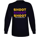 Lebron James  Shoot For The Middle One La Basketball Fan T Shirt