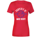 Property Of Mike Scott Los Angeles Basketball Fan T Shirt