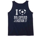 Bradford Jamieson IV I Heart Los Angeles Soccer T Shirt