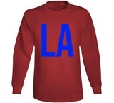 LA Los Angeles Basketball Fan v2 T Shirt