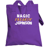 Earvin Magic Johnson Freakin Los Angeles Basketball Fan V2 T Shirt