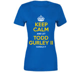 Todd Gurley II Keep Calm Handle It La Football Fan T Shirt