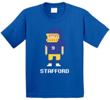Matthew Stafford 8 Bit Retro LA Football Fan T Shirt
