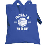 Vin Scully Property Of Baseball Fan T Shirt