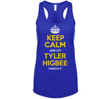 Tyler Higbee Keep Calm Handle It La Football Fan T Shirt