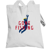 Mike Trout Gone Fishing Los Angeles California Baseball Fan V2 T Shirt