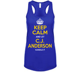 CJ Anderson Keep Calm Handle It La Football Fan T Shirt