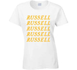 D'Angelo Russell X5 Los Angeles Basketball Fan V3 T Shirt