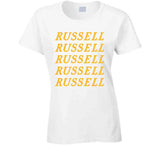 D'Angelo Russell X5 Los Angeles Basketball Fan V3 T Shirt