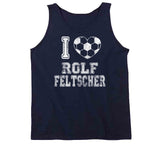 Rolf Feltscher I Heart Los Angeles Soccer T Shirt