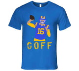 Jared Goff Los Angeles Football Team Quarterback Fan T Shirt